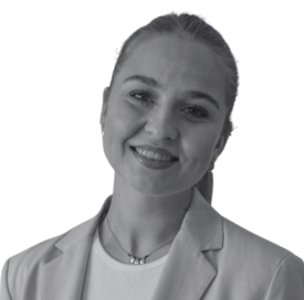 Nahaufnahme von Kollegin Lara Sieber